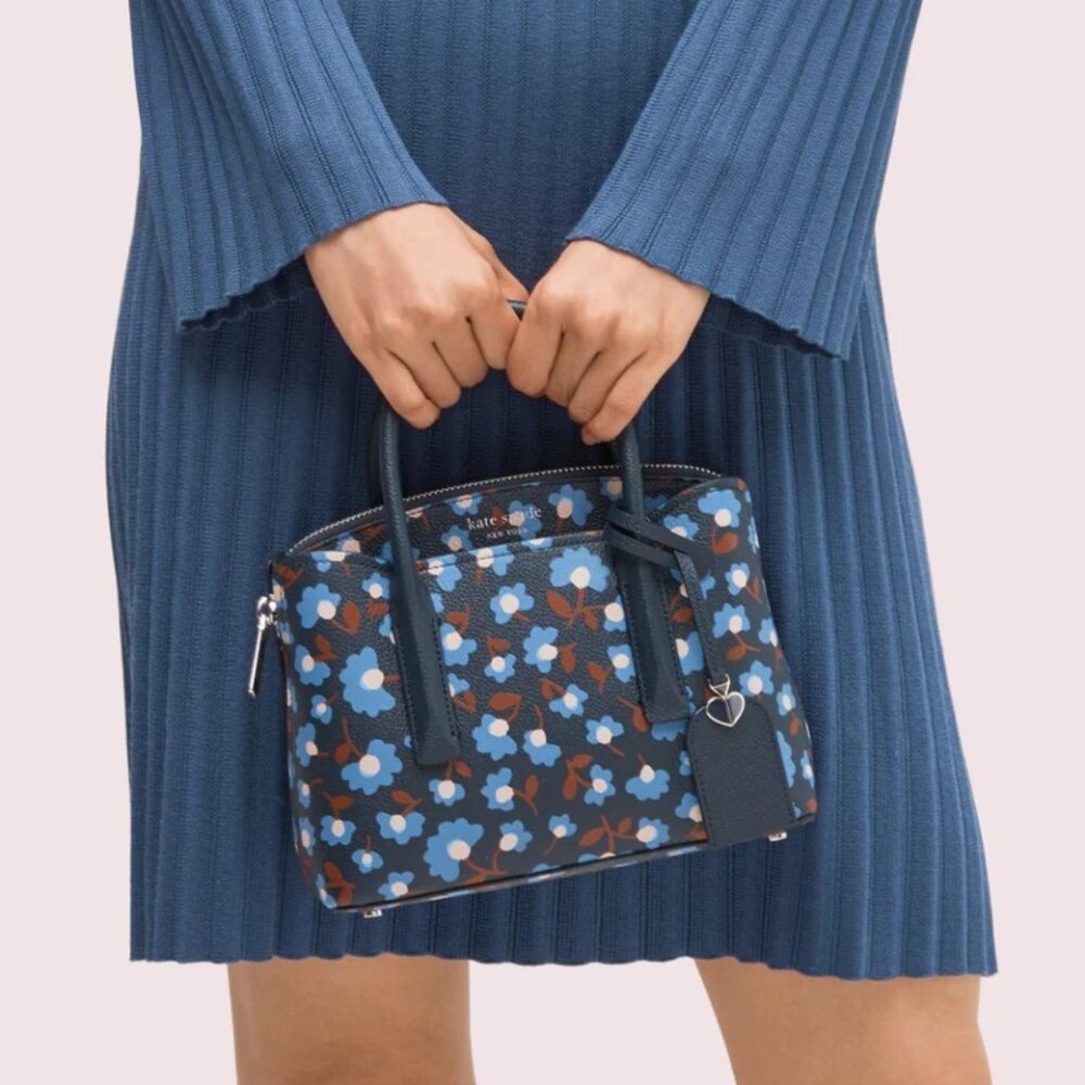 Kate Spade Margaux Party Floral Mini Satchel Hand Bag